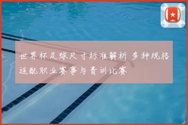 世界杯足球尺寸标准解析 多种规格适配职业赛事与青训比赛